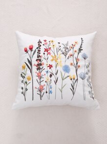 Miater 花卉刺繡靠墊套不附帶墊芯 - 彩色 - 查看 4