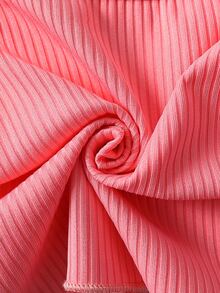 Young Girl Butterfly & Sun Print Bandana Cami Top & Raw Trim Denim-Effect Print Shorts - Multicolor - View 7