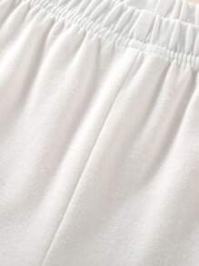 SHEIN Toddler Girls 4pcs Solid Cycling Shorts - Multicolor - View 4