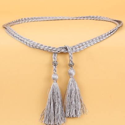 Tassel Decor Rope Belt