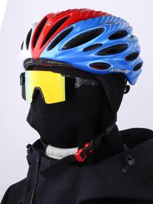 POLASUP 1pc Cycling Outdoor Sports Goggles With Free Lanyard And Glasses Case Gift Set, Available In Black, White, Blue, Purple, Red, Pink For Men And Women. All Season Steampunk Punk Portable Y2K Vintage Classic Fashion Stylish Retro Large Frame Square Travel Driving Fishing Camping Cycling Hiking Running Glasses With Protection. - Multicolor - View 7