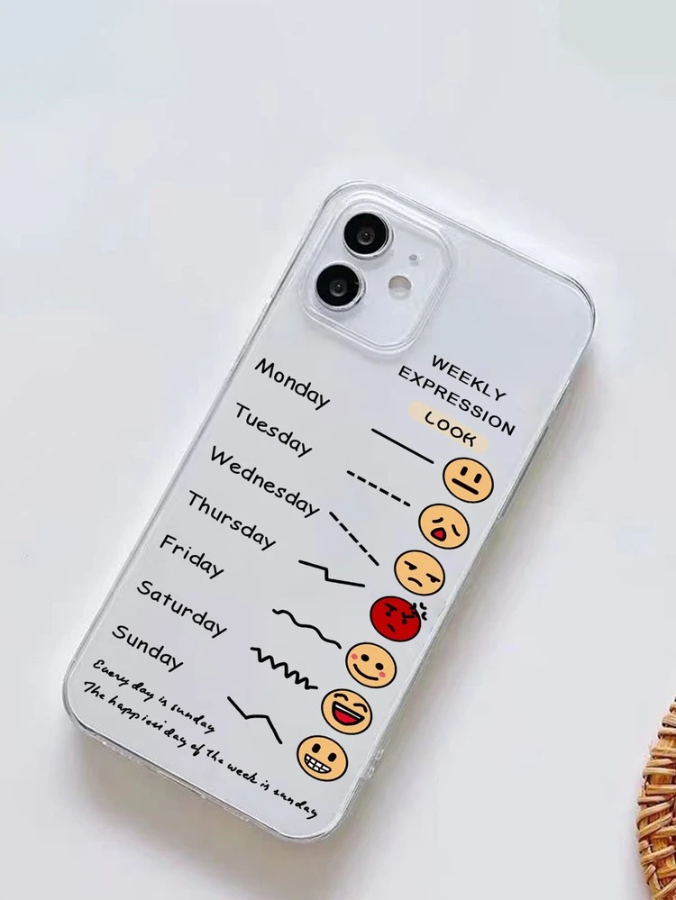 Letter Graphic Phone Case