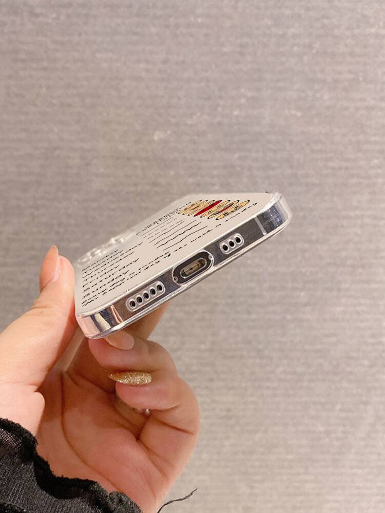 Letter Graphic Phone Case