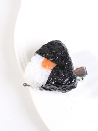 Haarklammer mit Simulation Reisbällchen Dekor