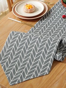 幾何圖案長方桌布 - 彩色 - 查看 3