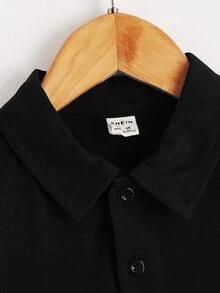 SHEIN Boys Letter Graphic Colour Block Polo Shirt - Multicolor - View 3