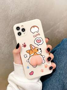 Animal Funny Funny Cartoon Dog Pattern Phone Case - Multicolor - View 1