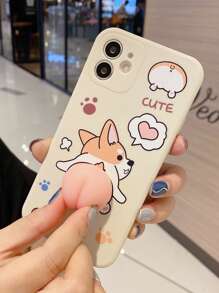 Animal Funny Funny Cartoon Dog Pattern Phone Case - Multicolor - View 3