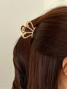 DAZY 素色髮爪 - 金色 - 查看 4