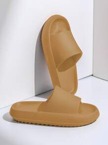 Minimalist Wide Fit Slides - Brown - View 2