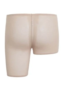 SHAPORA 素色不對稱塑身褲 - 杏色 - 查看 10