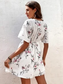 Đầm Trọn gói Hoa Boho - trắng - Xem 2