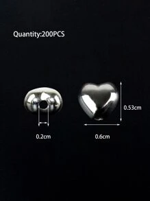 心釘珠DIY首飾配件 - 銀色 - 查看 3