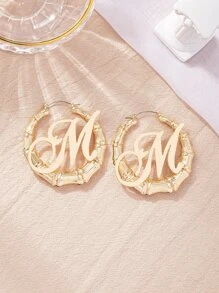 Hoa tai tre trang trí bảng chữ cái - Vàng - Xem 1