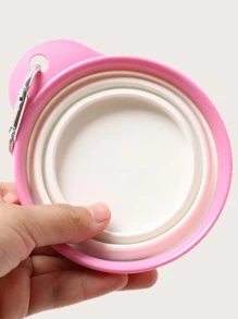 1pc Foldable Pet Bowl - Multicolor - View 3
