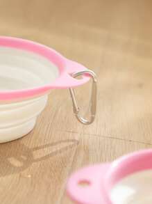 1pc Foldable Pet Bowl - Multicolor - View 4