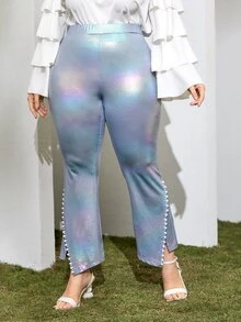 Mulvari Quần Plus Size Ngọc trai Ombre Hấp dẫn - Nhiều màu - Xem 2