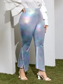 Mulvari Quần Plus Size Ngọc trai Ombre Hấp dẫn - Nhiều màu - Xem 4