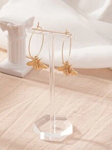 Pendientes largos con diseño de abeja - Amarillo Oro - Ver 2