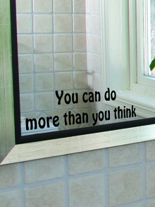 1pc Slogan Graphic Wall Sticker, Black Self Adhesive Wall Art Decal For Home Decor, Stickers, Wall Decal, Vinyl Decal For Home Decorations, Spring Decoration Items Refresh Your Home, Rama Decoration Stickers Gifts Birthday Graduation