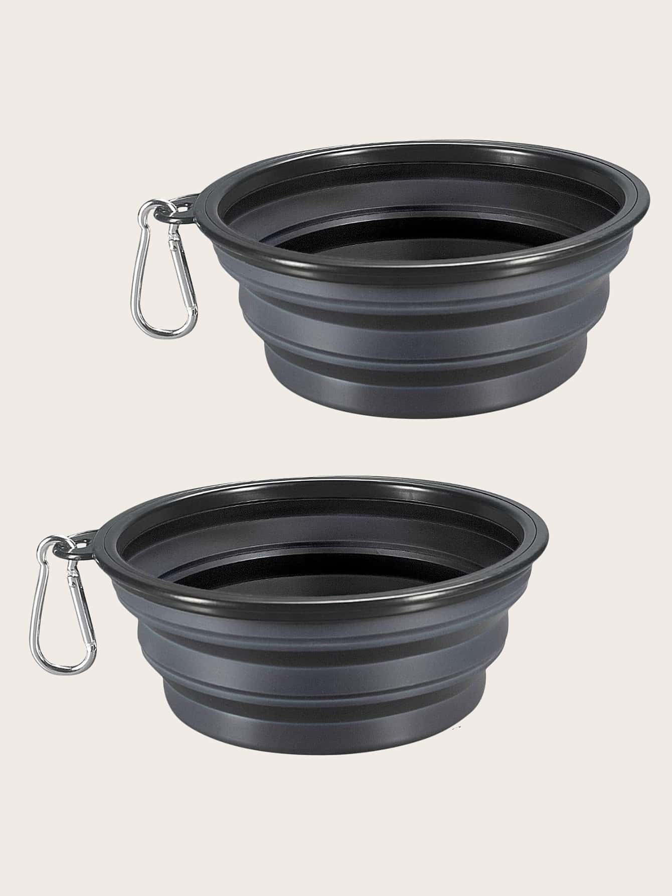 1pc Silicone Pet Travel Bowl