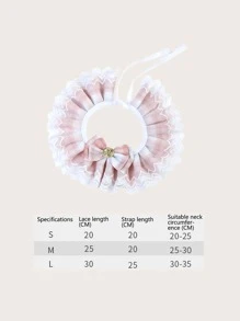 Họa tiết kẻ sọc Yếm ren thú cưng - Nhiều màu - Xem 3