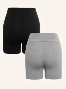 Muchica Quần tất nữ màu trơn Thể thao - Nhiều màu - Xem 2