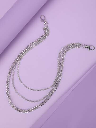 Minimalist Layered Pant Chain