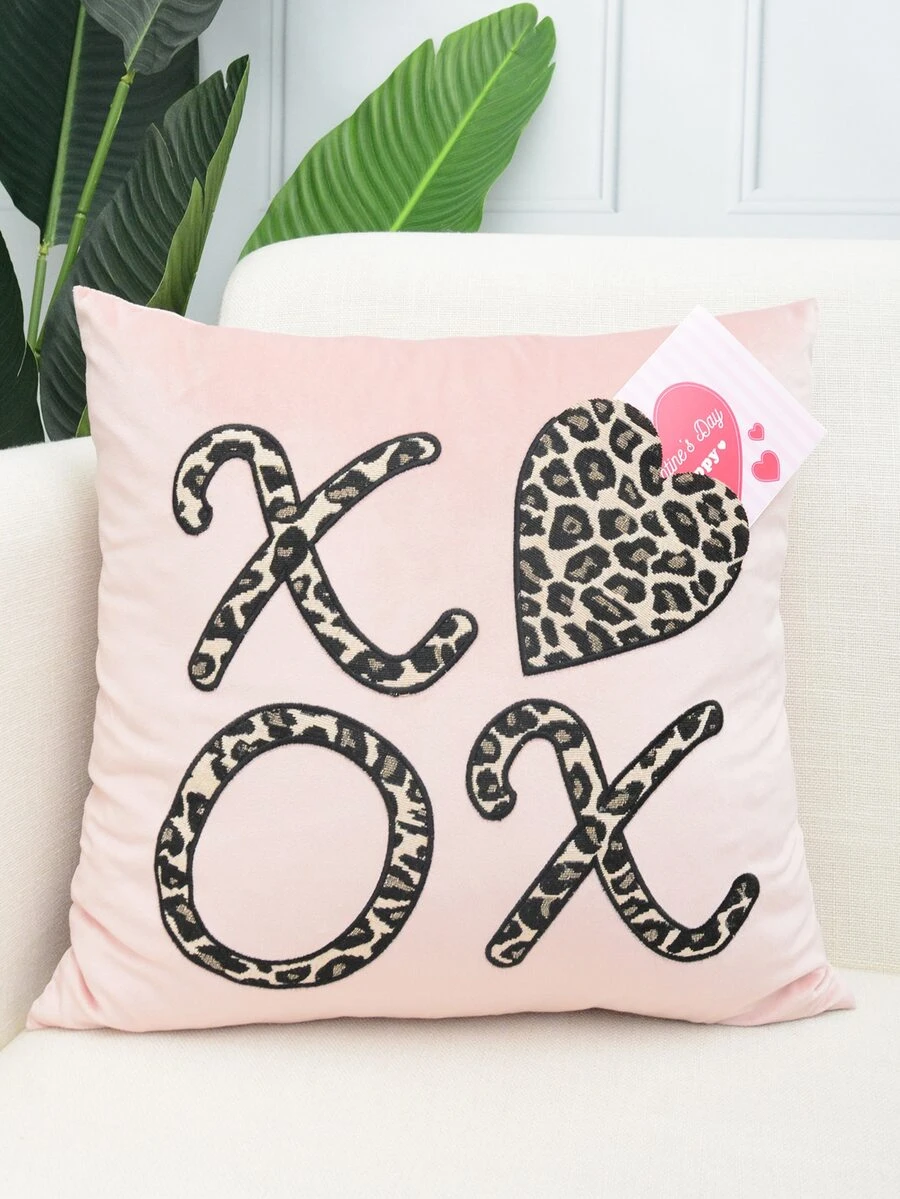 Vỏ đệm Leopard Print không có chất làm đầy - Nhiều màu - Xem 1