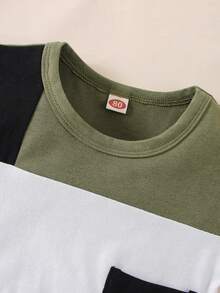 Áo liền quần Em bé Túi Khối Màu Giải trí - Nhiều màu - Xem 4