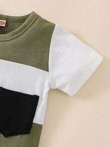 Áo liền quần Em bé Túi Khối Màu Giải trí - Nhiều màu - Xem 6