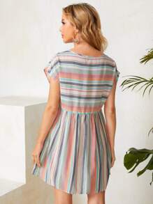 SHEIN LUNE Đầm Sọc Giải trí - Nhiều màu - Xem 2