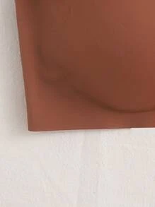 Women's Casual Comfy Plain Backless Bras With Slight Stretch Fabric Multicolor Lingerie Set - Multicolor - View 5