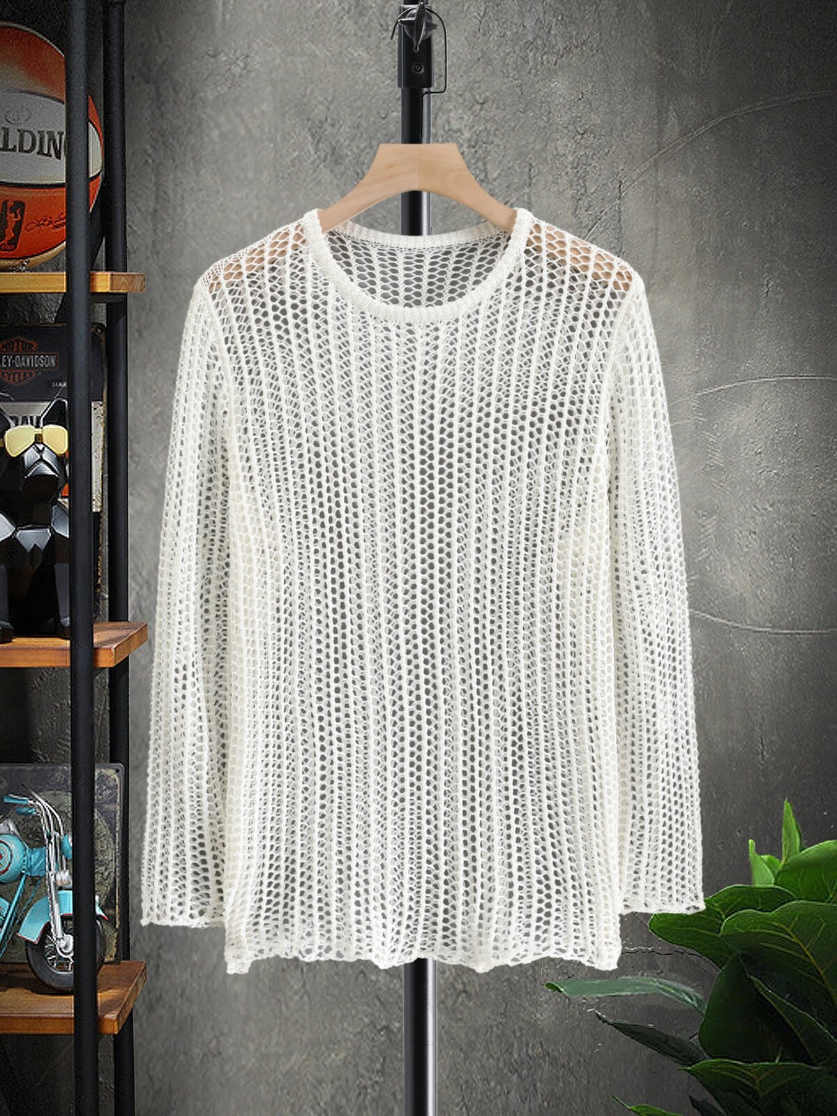 Pull col roulé zippé mi-hauteur en tricot torsadé de couleur unie pour hommes, automne/hiver 2