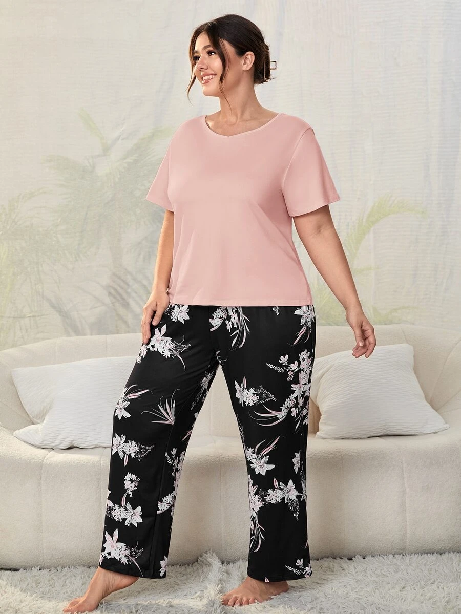 Bộ Giản Dị Kích Thước Lớn Hoa Giải trí - Nhiều màu - Xem 1