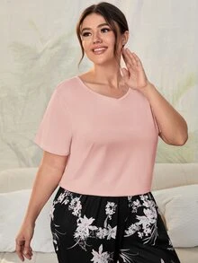 Bộ Giản Dị Kích Thước Lớn Hoa Giải trí - Nhiều màu - Xem 4