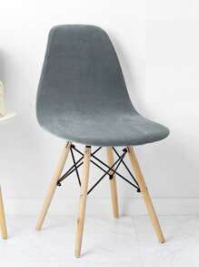 Housse de chaise unicolore extensible