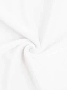 Funda para silla unicolor elástica - Blanco - Ver 3