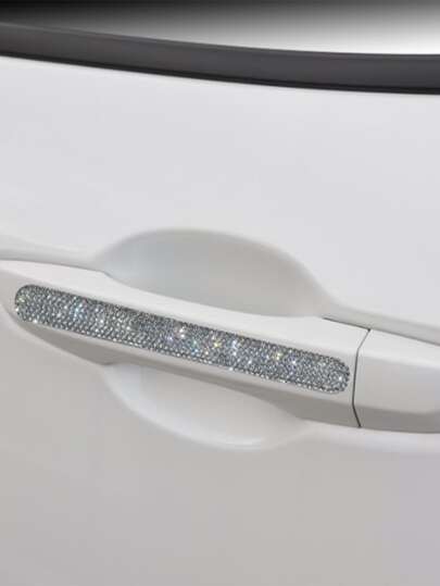 1sheet Glitter Car Door Handle Sticker
