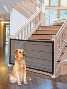 1pc Pet Furniture Protective Fence - Black - View 7