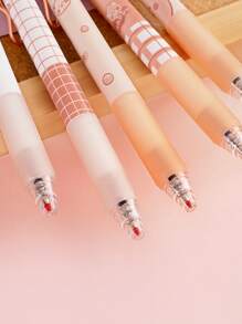 6 cái Bút Bi Ngẫu Nhiên Đồ Họa Hoạt Hình - Nhiều màu - Xem 3