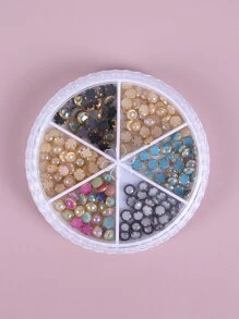 1box Faux Pearl Nail Art Decoration - Multicolor - View 2