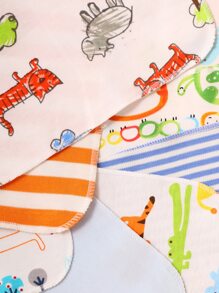 momscare 8 chiếc Yếm nước dãi cho bé/Khăn vuông nhỏ đa dụng, Khăn cho ăn thấm mềm, Thích hợp cho trẻ sơ sinh và trẻ sơ sinh - Khăn tắm, vải ợ và khăn tay được thiết kế dễ thương - Món quà tắm em bé hoàn hảo cho làn da nhạy cảm của bé trai và bé gái - Nhiều màu - Xem 6