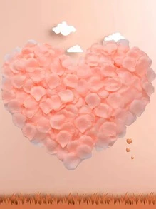 H.L.BALLOON Bữa tiệc ném 1 gói Cánh hoa - Màu Hồng  San hô - Xem 1