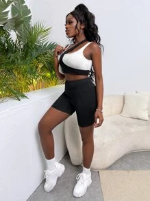 Muchica 寬腰帶騎行褲帶手機口袋