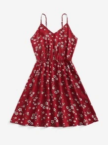 Soleia Daisy Floral Cami Dress,Summer Dresses For Women - Multicolor - View 4