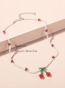 Cherry trang trí cườm vòng cổ - Nhiều màu - Xem 3
