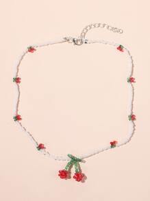 Cherry trang trí cườm vòng cổ - Nhiều màu - Xem 4