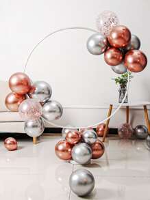 1set Balloon Round Garland Stand Holder - White - View 2