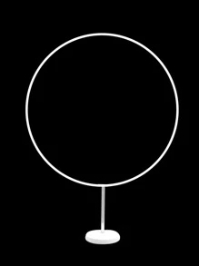 1set Balloon Round Garland Stand Holder - White - View 3